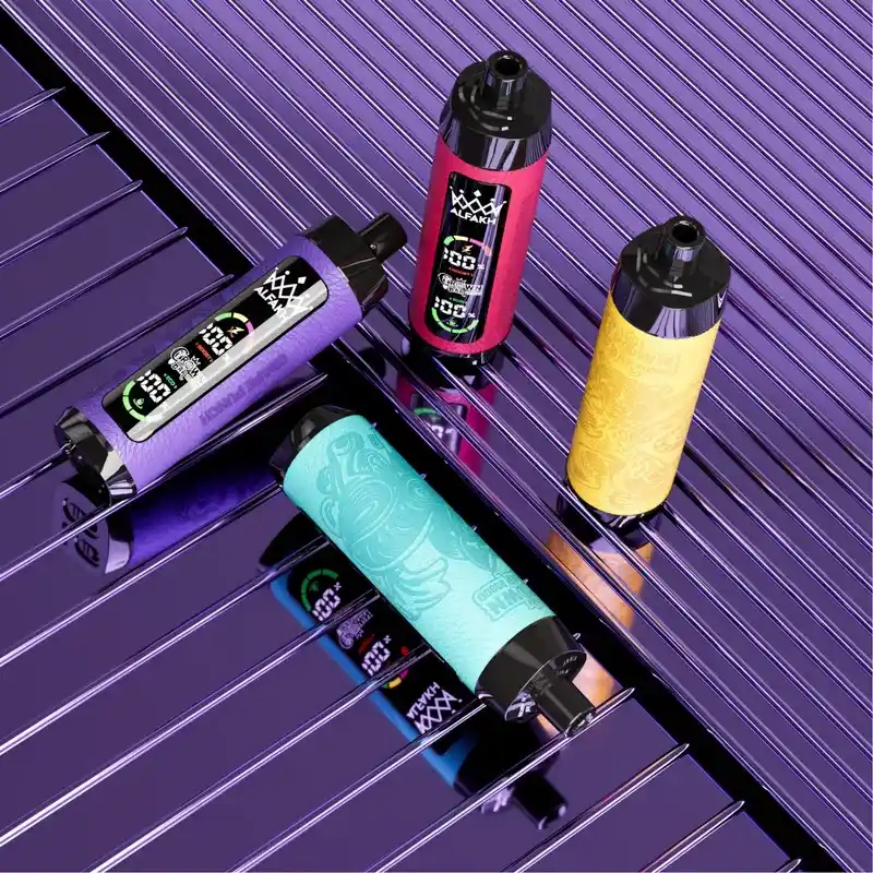 AL FAKHER CROWN BAR 20K(20000) Puffs 30ML E-liquid LCD Screen Leather Wrap 850mAh Type-C Battery Disposable Vape