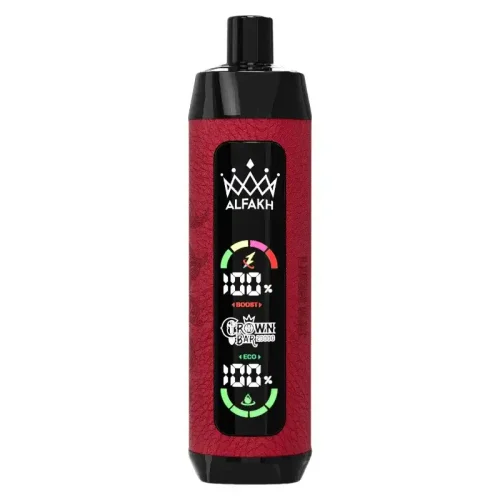 Classic Vape A Timeless Good Choice for Vaping 2 AL FAKHER CROWN BAR 20K(20000) Puffs 30ML E-liquid LCD Screen Leather Wrap 850mAh Type-C Battery Disposable Vape