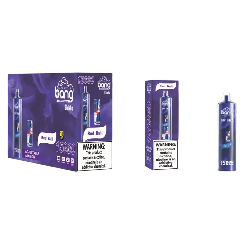 Bang SHISHA 15K(15000) Puffs 0% 2% 3% 5% Nicotine 600mAh Battery 23ml Oil Disposable Vape Pen