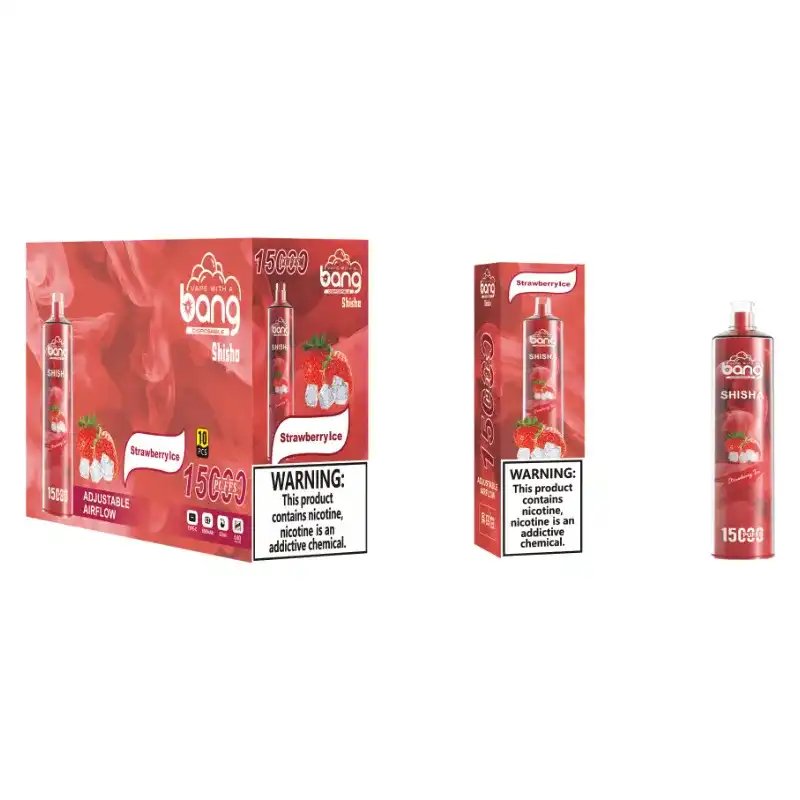 Bang SHISHA 15K(15000) Puffs 0% 2% 3% 5% Nicotine 600mAh Battery 23ml Oil Disposable Vape Pen