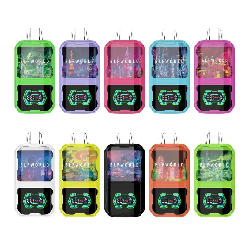 Elfworld AI 22000 Puffs 3D Curved Screen 26ml e-liquid capacity Adjustable ariflow Display Screen Disposable Vape