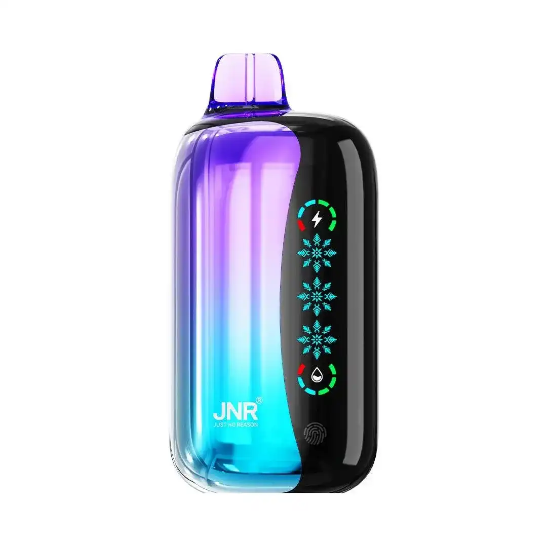 JNR Flex Ice 21K (21000) Puffs 0% 2% 5% Nicotine 26ml E-liquid 1000mAh Rechargeable Battery LED Display Disposable Vape