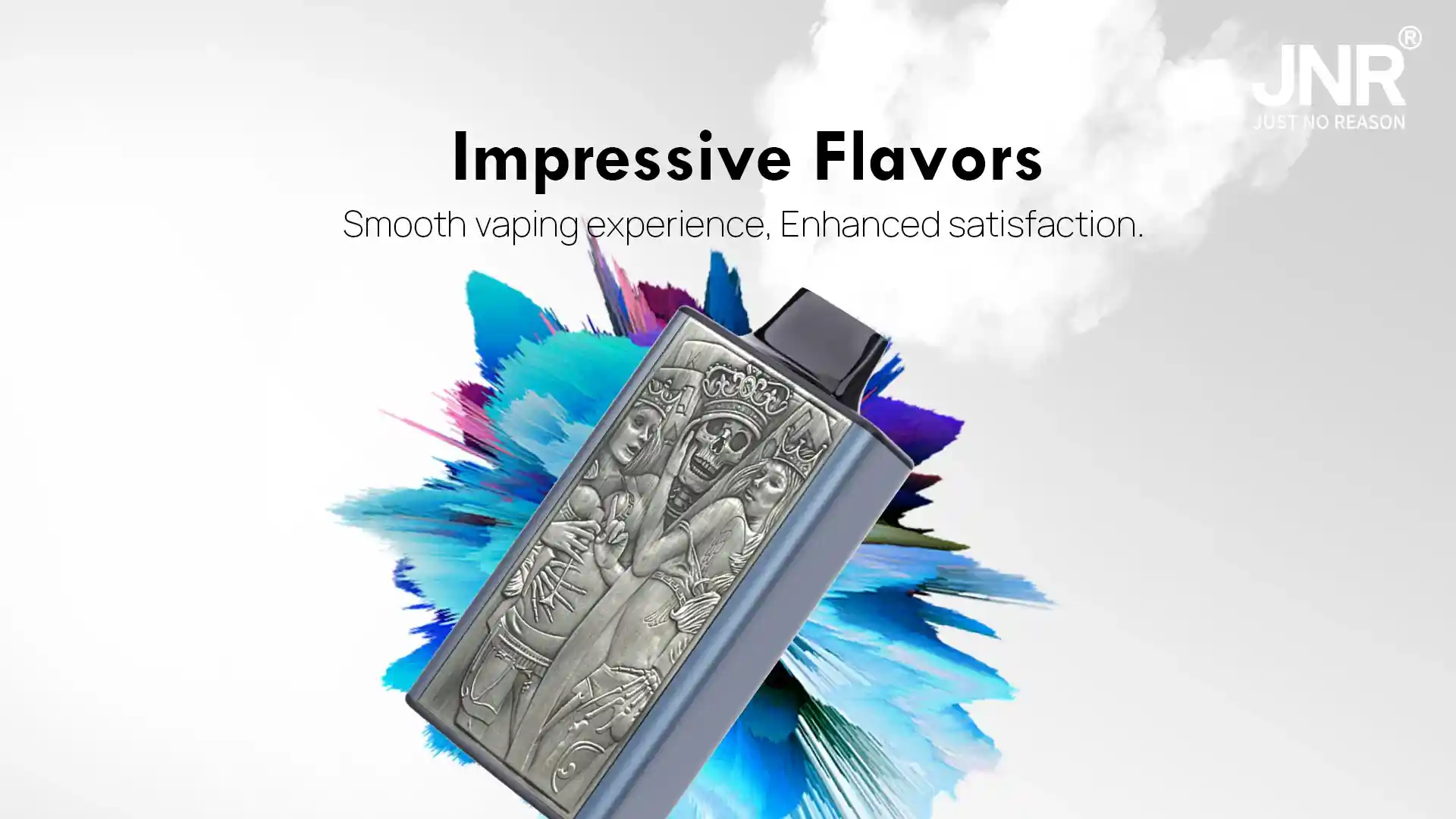 JNR Mega Box 25K (25000) Puffs 3D Texture 2% 5% Nicotine 30ML E-liquid 850mAh Powerbank Battery Disposable Vape