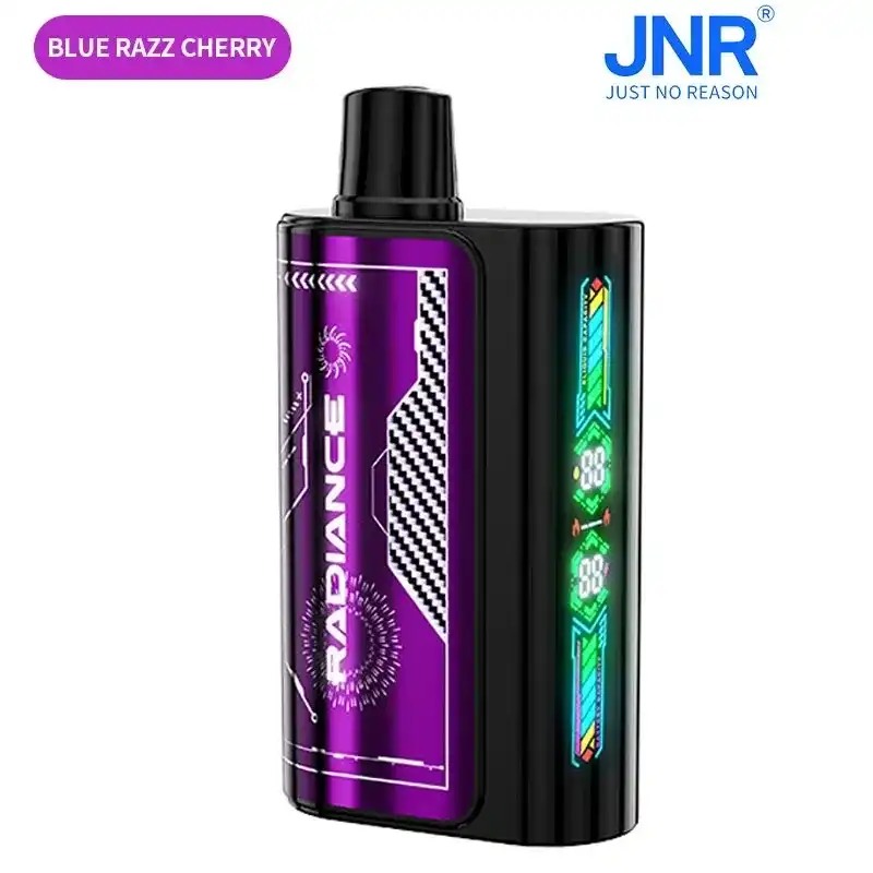 JNR Radiance 31K (31000) Puffs LED Display 0% 2% 5% Nicotine 28ml E-liquid 950mAh Rechargeable Battery Disposable Vape