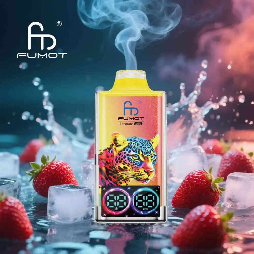 RandM Fumot Leopard 40K (40000) Puffs 40ml E-liquid 750mAh Battery 2% 5% Nicotine Rechargeable (type-C) Disposable Vape