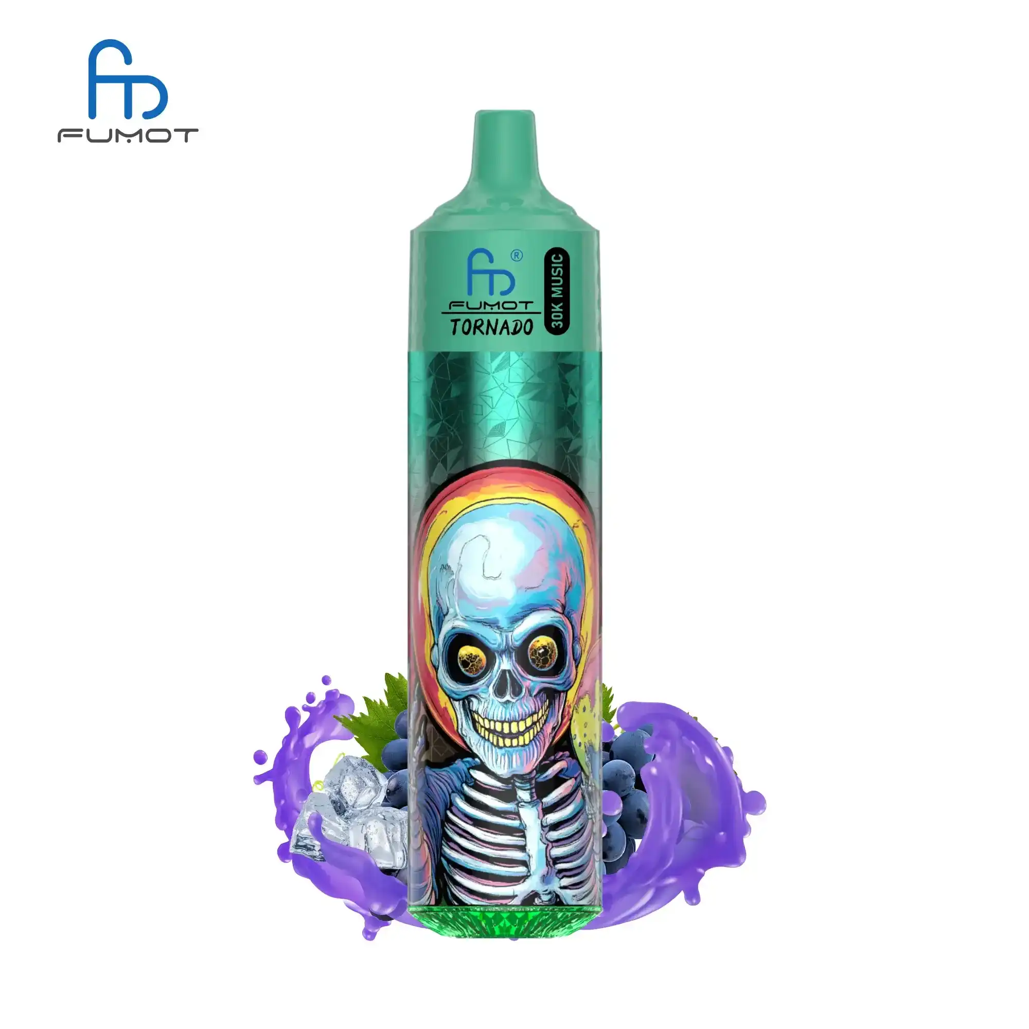 RandM Fumot Tornado 30K (300000) Puffs Music Lighting 2% 5% Nicotine Type-C Charging 30mL of E-liquid Disposable Vape — Music Lights Vape