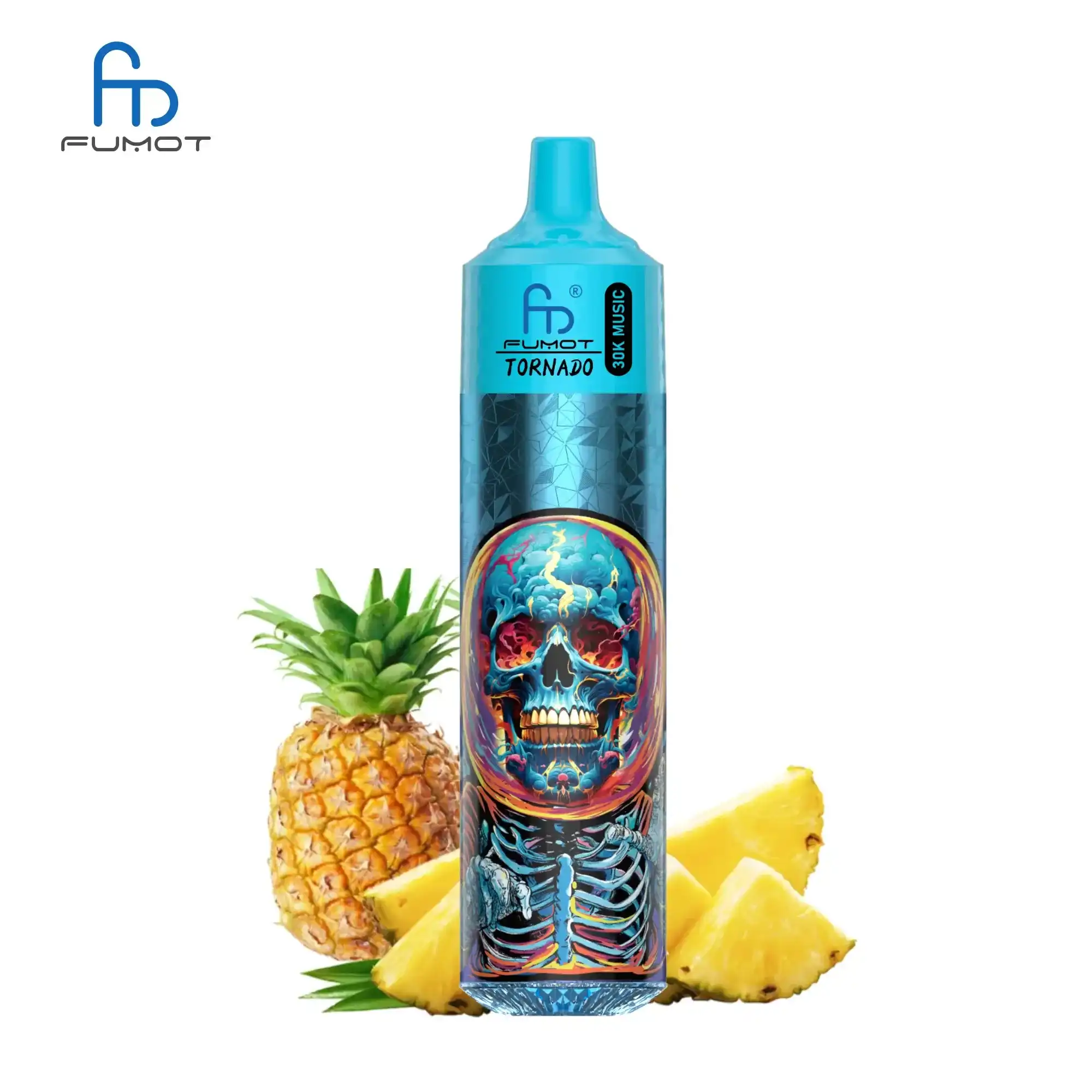 RandM Fumot Tornado 30K (300000) Puffs Music Lighting 2% 5% Nicotine Type-C Charging 30mL of E-liquid Disposable Vape — Music Lights Vape