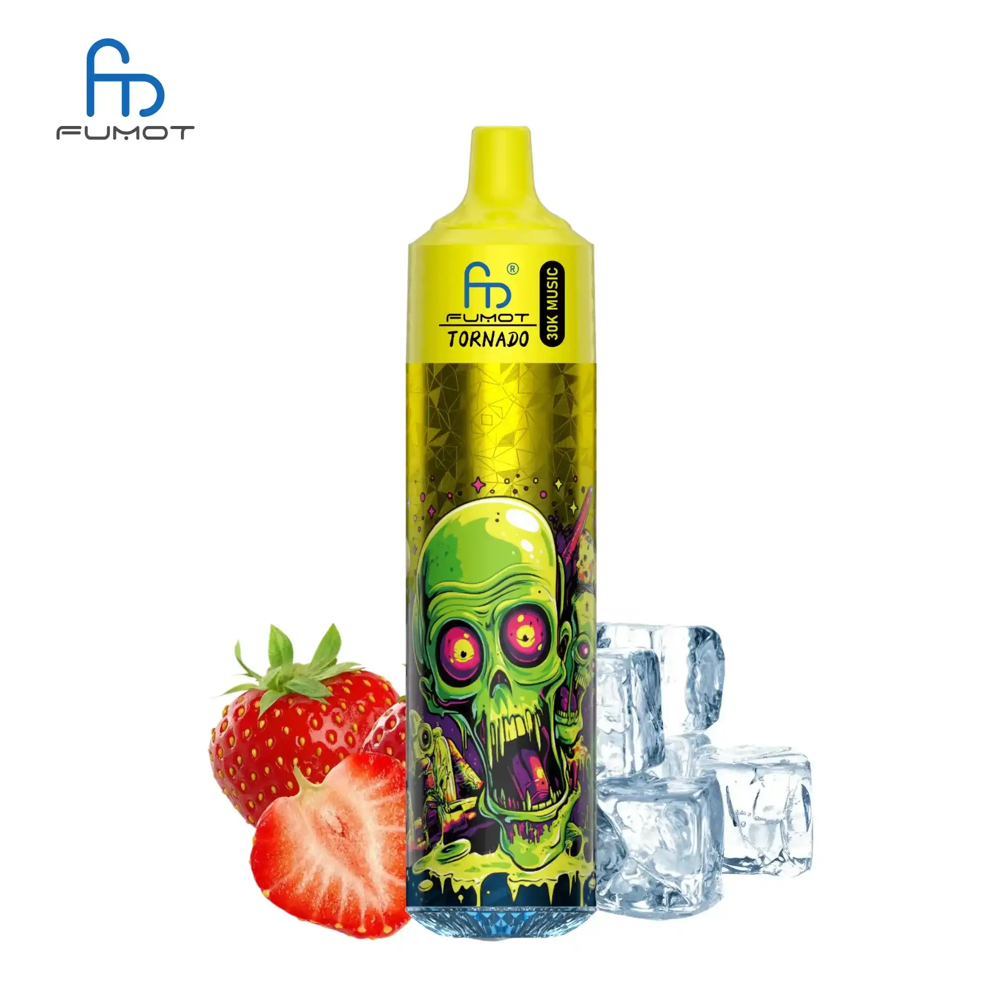 RandM Fumot Tornado 30K (300000) Puffs Music Lighting 2% 5% Nicotine Type-C Charging 30mL of E-liquid Disposable Vape — Music Lights Vape