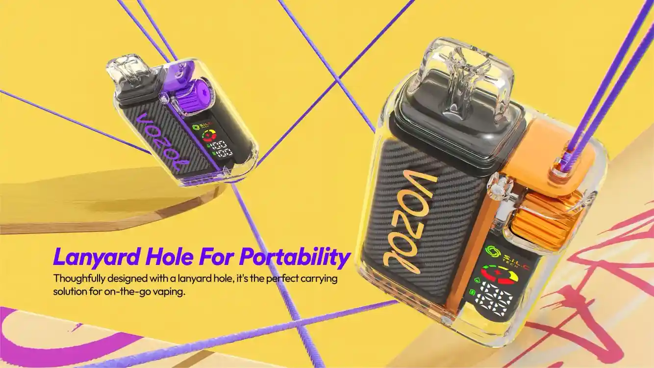 Vozol Vista 20K (20000) Puffs LCD Screen 24mL E-liquid 0% 2% 5% Nicotine USB Type-C Charging Disposable Vape