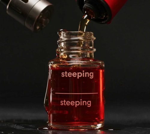 steeping e-liquid