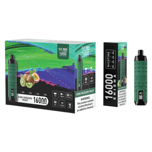 ELF BOX SHISHA 16000(16K) Puffs 28ml e-liquid 0% 2% 3% 5% Nicotine LED Display Type-C rechargeable Leather Disposable Vape Pen