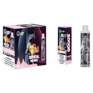 UZY Crystal Pro Max 10K(10000) Puffs 16.0ML e-Liquid 650mAh battery Rechargeable 2%-5% Nicotine Disposable Vape