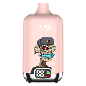 ELF Box Digital 12K(12000) puffs LED Display 25ml E-liquid 0% 2% 3% 5% Nicotine Type-C Rechargeable Disposable Vape