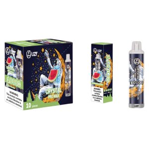 UZY Crystal Pro Max 10K(10000) Puffs 16.0ML e-Liquid 650mAh battery Rechargeable 2%-5% Nicotine Disposable Vape
