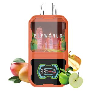 Elfworld AI 22000 Puffs 3D Curved Screen 26ml e-liquid capacity Adjustable ariflow Display Screen Disposable Vape