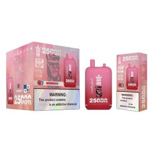 Bang King 25K(25000) Puffs Dual Pods 46ml E-liquid 0% 2% 3% 5% Nicotine Type-C Charging Disposable Vape
