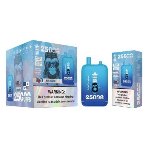 Bang King 25K(25000) Puffs Dual Pods 46ml E-liquid 0% 2% 3% 5% Nicotine Type-C Charging Disposable Vape