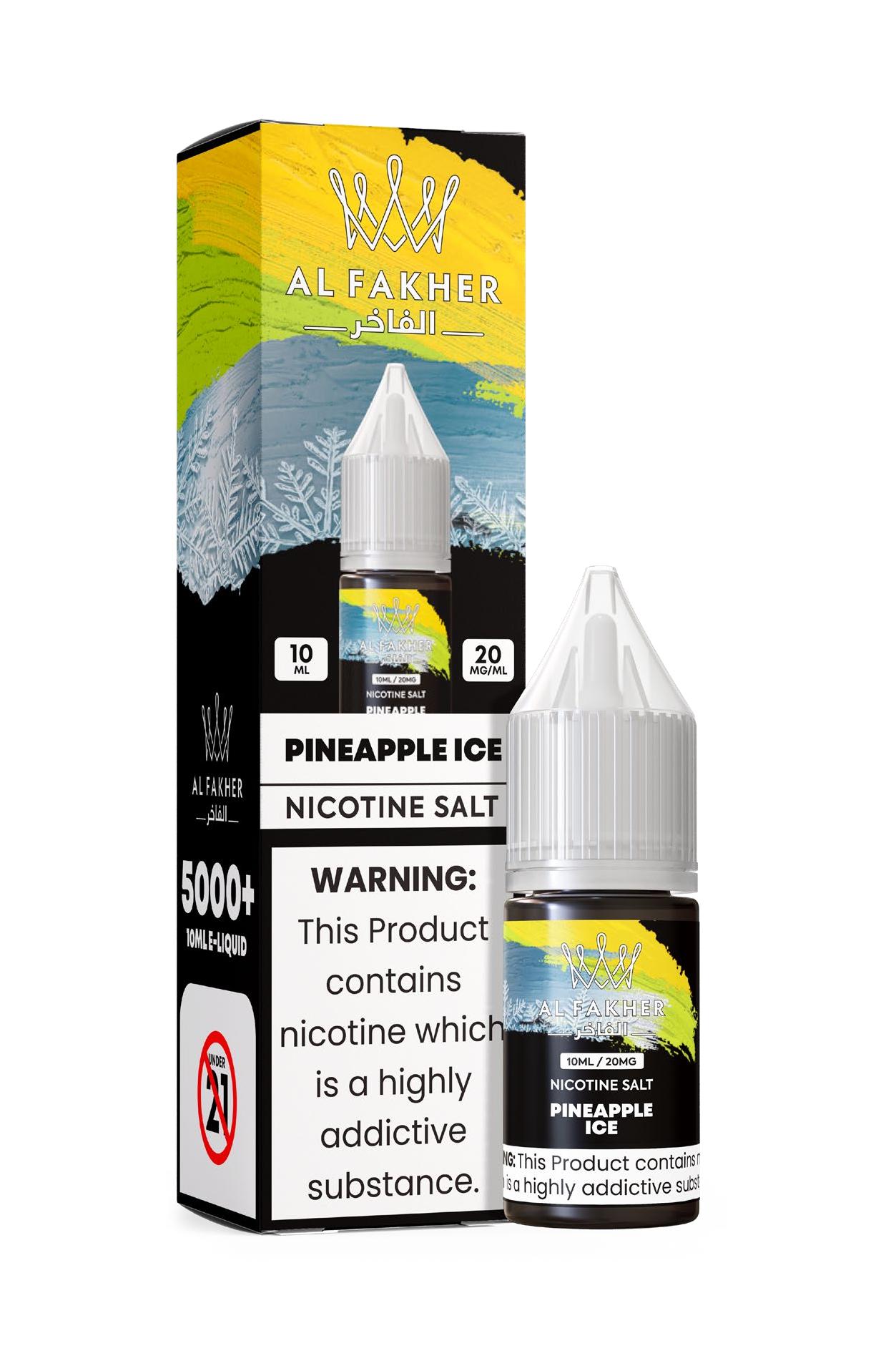 24h-vape.com Pineapple Ice 20MG Strengths 10ML 5000+ Nic Salt E-LIQUIDS by Al Fakher