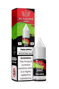TWO APPLE 20MG Strengths 10ML 5000+ Nic Salt E-LIQUIDS by Al Fakher