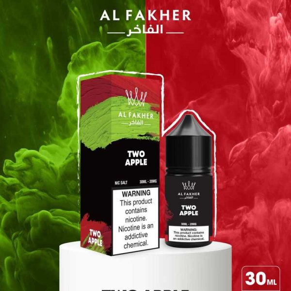 Two Apple E-liquids 20MG Strengths 30ML Bottles by Al Fakher 24h-vape.com