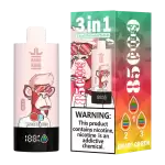 Bang King 85K (85000) Puffs 3 In 1 Triple Flavor Newest Original 600MAh Rechargeable LCD Display 2% 3% 5% Nicotine Disposable Vape