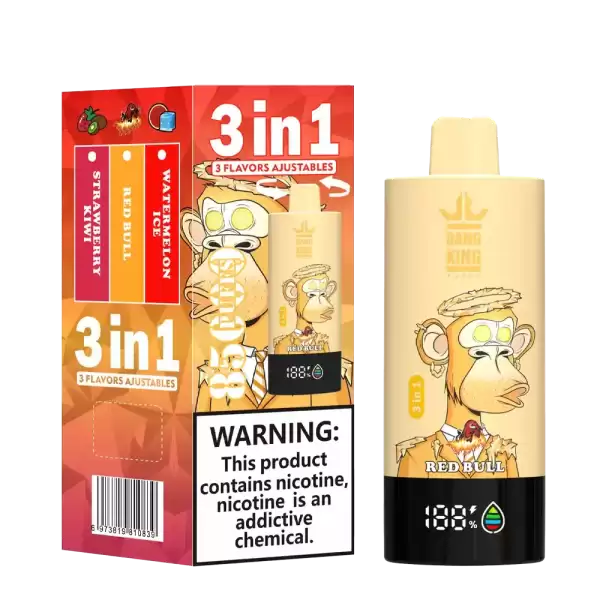 Bang King 85K (85000) Puffs 3 In 1 Triple Flavor Newest Original 600MAh Rechargeable LCD Display 2% 3% 5% Nicotine Disposable Vape 17 Bang King 85K (85000) Puffs 3 In 1 Triple Flavor Newest Original 600MAh Rechargeable LCD Display 2% 3% 5% Nicotine Disposable Vape