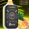 IQTE 50K (50000) Puffs Smart Full-Screen Display 2% 5% Nicotine 38mL E-liquid 850mAh Rechargeable Battery Type-C Quick Charging Disposable Vape