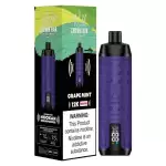 Al Fakher Crown Bar 12K (12000) Puffs 22ML E-liquid Direct-To-Lung (DTL) Leather Wrap 600mAh Type-C Battery Disposable Vape