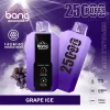 Bang 25K(25000) Puffs LCD Display 30ml E-liquid 650 mAh Battery 0% 2% 3% 5% Nicotine Disposable Vape