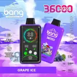 Bang 36K(36000) Puffs Advanced Fingerprint Full Screen 0% 2% 3% 5% Nicotine 36mL E-liquid Smart Full-Screen Display Disposable Vape