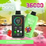 Bang 36K(36000) Puffs Advanced Fingerprint Full Screen 0% 2% 3% 5% Nicotine 36mL E-liquid Smart Full-Screen Display Disposable Vape