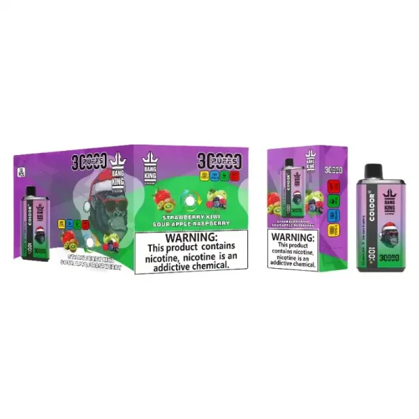 Bang King 30K(30000) Puffs New Double Flavor 0% 2% 3% 5% Nicotine LED Digital Display 36ml E-liquid Disposable Vape