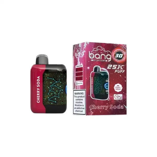 Bang Starry 25000 Puffs Star Screen Display 3D Curved Screen 28ML E-liquid 0% 2% 3% 5% Nicotine 800mAh Rechargeable Battery Disposable Vape