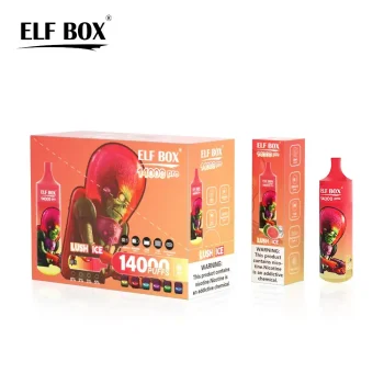 ELF BOX RGB 14K(14000) Puffs PRO 25ml e-liquid Type-C rechargeable 0% 2% 3% 5% Nicotine Disposable Vape Pen