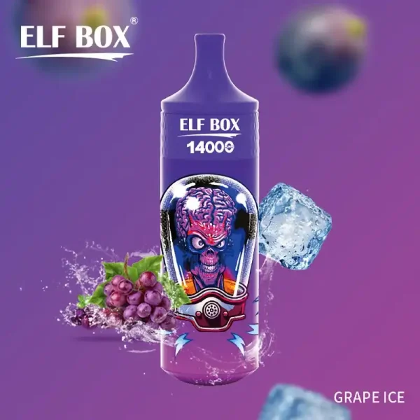 ELF BOX RGB 14k(14000) Puffs 0% 2% 3% 5% Nicotine 25ml e-liquid RGB-Light Lanyard Disposable Vape Pen