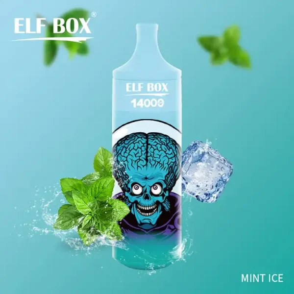 ELF BOX RGB 14k(14000) Puffs 0% 2% 3% 5% Nicotine 25ml e-liquid RGB-Light Lanyard Disposable Vape Pen