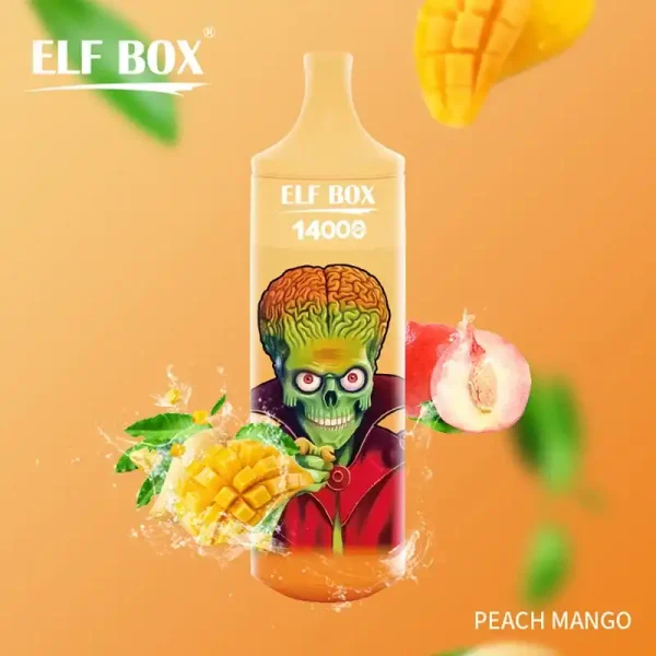 ELF BOX RGB 14k(14000) Puffs 0% 2% 3% 5% Nicotine 25ml e-liquid RGB-Light Lanyard Disposable Vape Pen