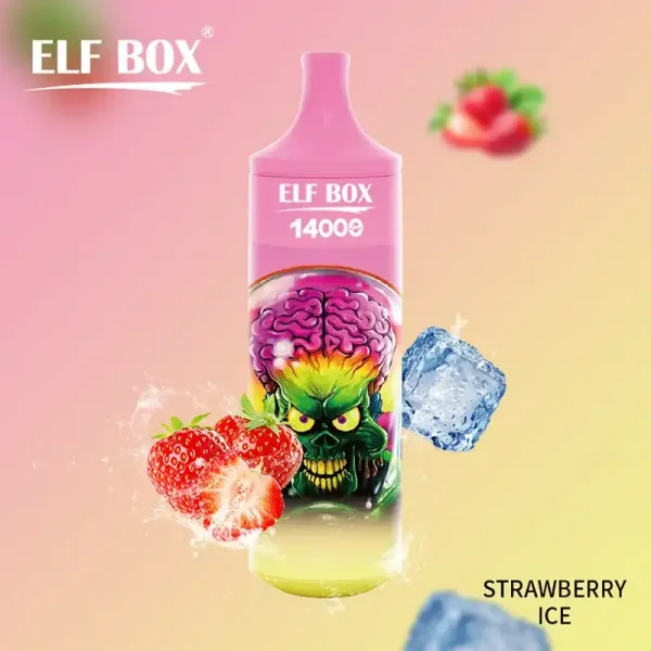 ELF BOX RGB 14k(14000) Puffs 0% 2% 3% 5% Nicotine 25ml e-liquid RGB-Light Lanyard Disposable Vape Pen