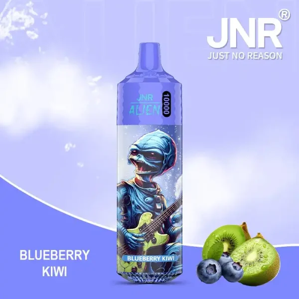 JNR Alien 10K (10000) Puffs 2% 5% Nicotine 20ML E-liquid 850mAh Rechargeable Battery LED (RGB) Lights Disposable Vape