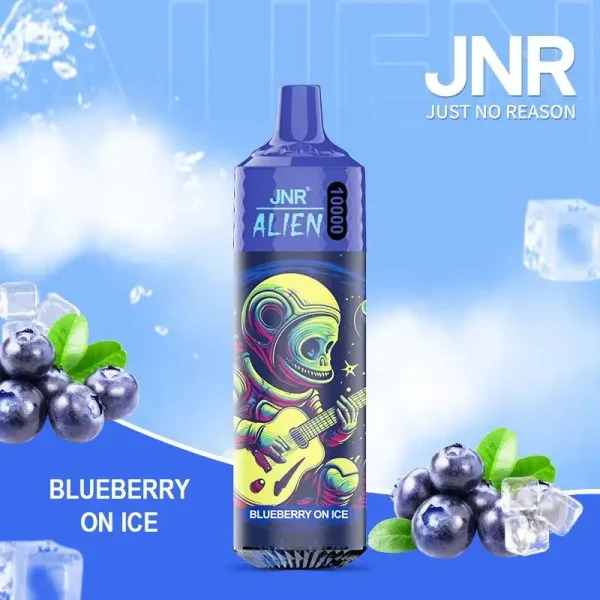 JNR Alien 10K (10000) Puffs 2% 5% Nicotine 20ML E-liquid 850mAh Rechargeable Battery LED (RGB) Lights Disposable Vape