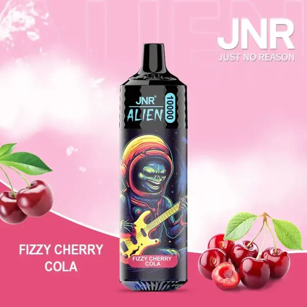 JNR Alien 10K (10000) Puffs 2% 5% Nicotine 20ML E-liquid 850mAh Rechargeable Battery LED (RGB) Lights Disposable Vape
