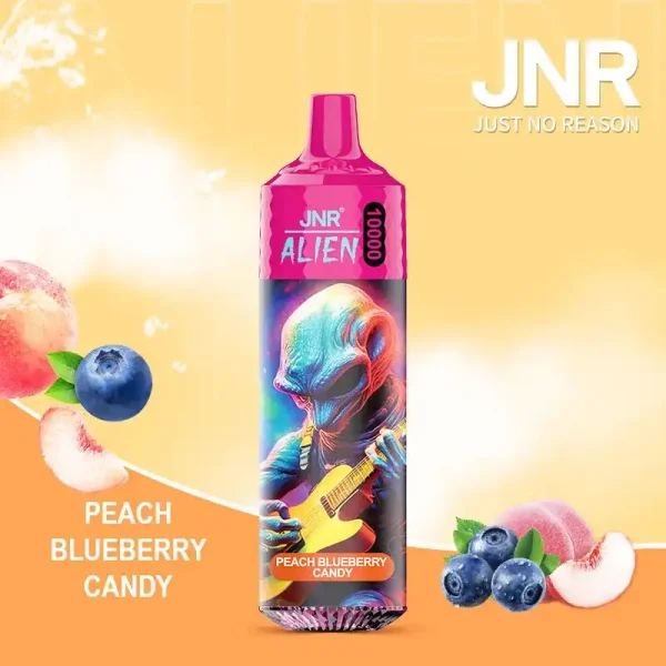 JNR Alien 10K (10000) Puffs 2% 5% Nicotine 20ML E-liquid 850mAh Rechargeable Battery LED (RGB) Lights Disposable Vape