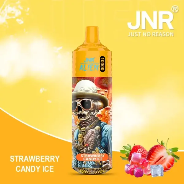 JNR Alien 10K (10000) Puffs 2% 5% Nicotine 20ML E-liquid 850mAh Rechargeable Battery LED (RGB) Lights Disposable Vape