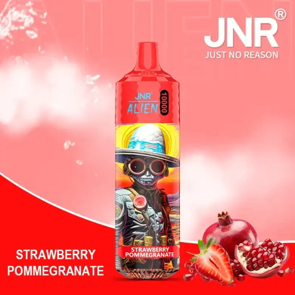 JNR Alien 10K (10000) Puffs 2% 5% Nicotine 20ML E-liquid 850mAh Rechargeable Battery LED (RGB) Lights Disposable Vape