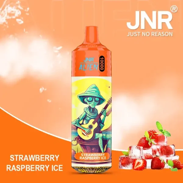 JNR Alien 10K (10000) Puffs 2% 5% Nicotine 20ML E-liquid 850mAh Rechargeable Battery LED (RGB) Lights Disposable Vape
