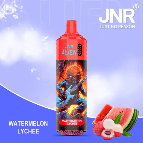JNR Alien 10K (10000) Puffs 2% 5% Nicotine 20ML E-liquid 850mAh Rechargeable Battery LED (RGB) Lights Disposable Vape