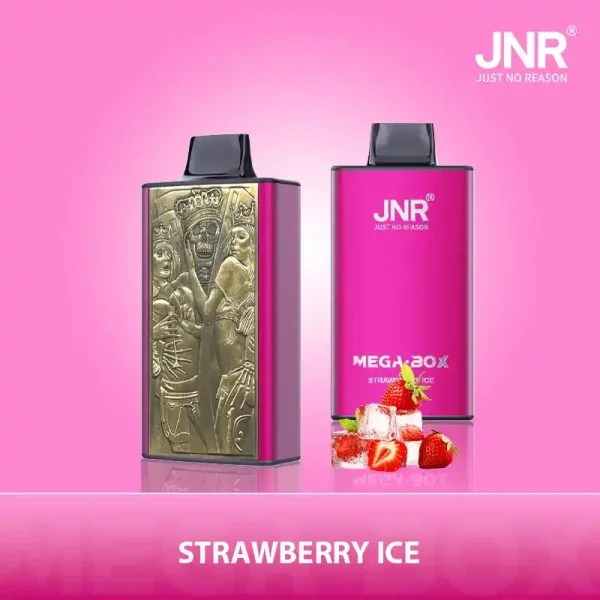 JNR Mega Box 25K (25000) Puffs 3D Texture 2% 5% Nicotine 30ML E-liquid 850mAh Powerbank Battery Disposable Vape