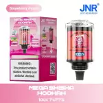 JNR Mega Shisha Hookah 100K (100000) Puffs 2% 5% Nicotine 2200mAh Rechargeable Battery Direct-to-Lung (DTL) Vaping 60mL E-liquid Ultimate Vape