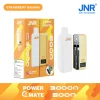 JNR Power Mate 30K (30000) Puffs 30ML E-liquid Smart LCD Screen 2% 5% Nicotine 5000mAh Power Bank Battery Disposable Vape