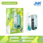 JNR Power Mate 30K (30000) Puffs 30ML E-liquid Smart LCD Screen 2% 5% Nicotine 5000mAh Power Bank Battery Disposable Vape